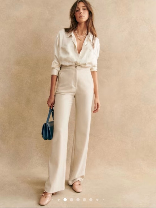 Sezane Pants - Sezane Martin Virgin Wool Trousers